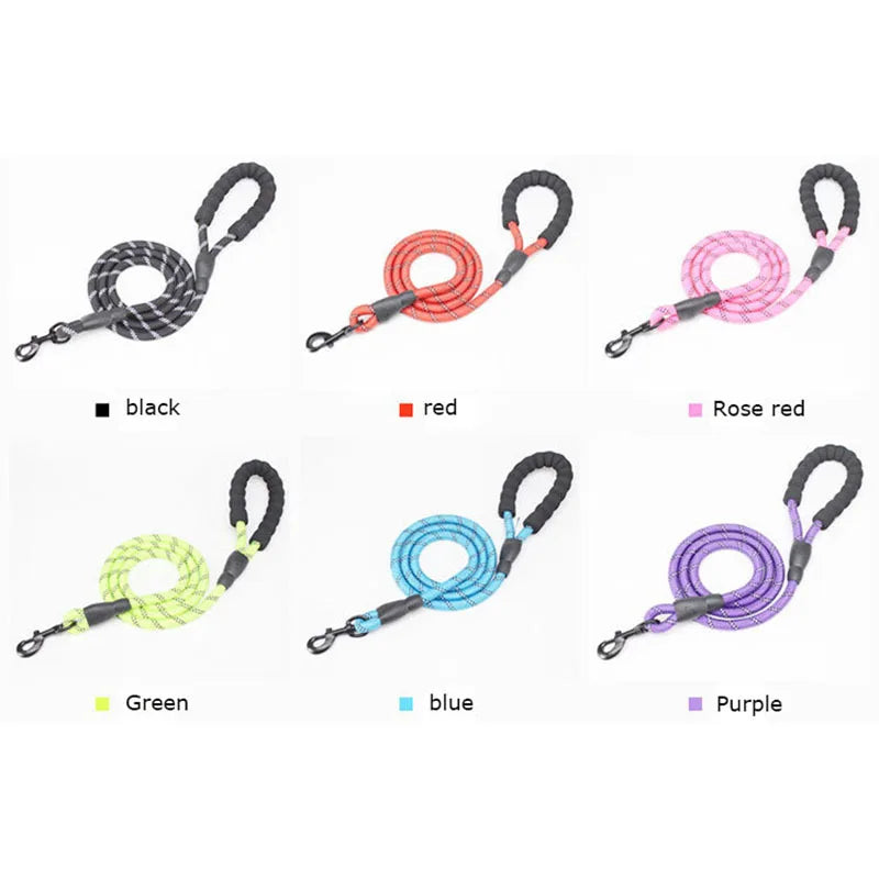 150/200/300CM Strong Leashes for Dogs Soft Handle Dog Leash Reinforced Leash for Small Medium Large Dogs Big Dog Supplies