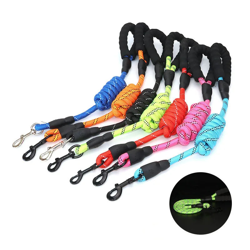 150/200/300CM Strong Leashes for Dogs Soft Handle Dog Leash Reinforced Leash for Small Medium Large Dogs Big Dog Supplies