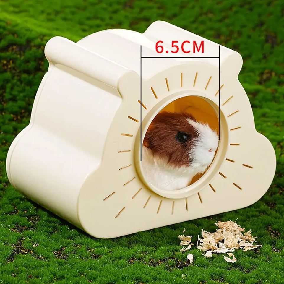 Cartoon Small Pet Cage For Small Pet Hedgehog Hamster Hideout House Cute Hamster Hide Cave Hamster Cage Accessories W2D1