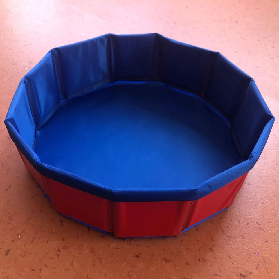 Dog Bathtub Blue Pet Bath Tub for Indoor and Outdoor Use,Suitable for All Dog Breeds,Easy To Clean,Sturdy Edges