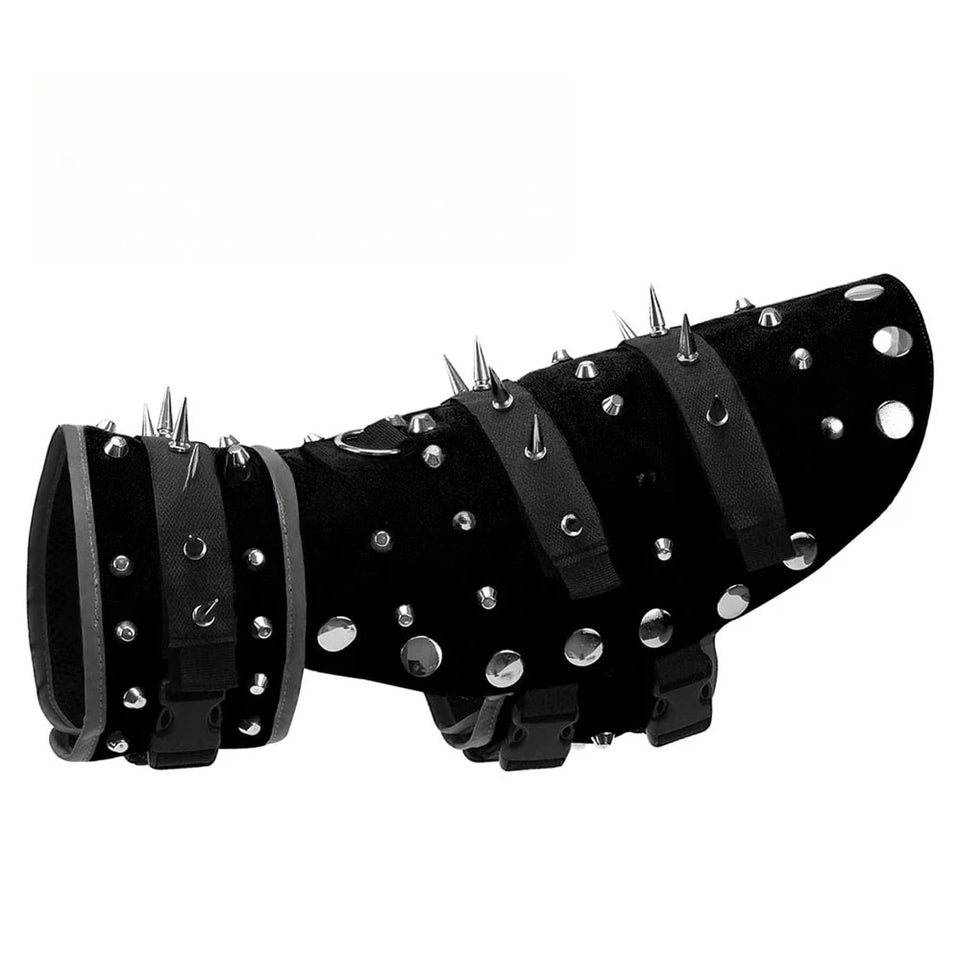 Pet Clothing Creative Punk Puppy Vest Spike Resistant Bite Resistant Pet Vest Protective Dog Armor Vest Pet Jackets Products