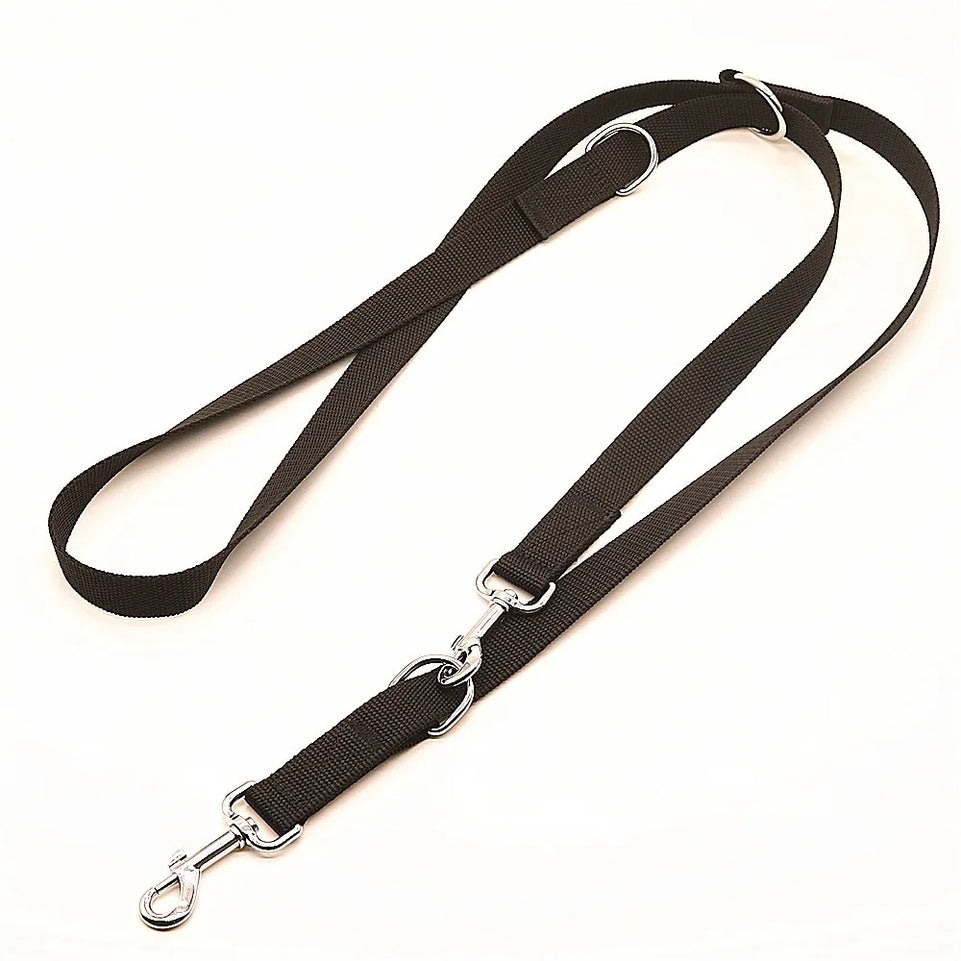 Outdoor Dog Leashes Dog Chain Control Dog Lead Leash Adjustable Training Double Ended 2.5M Police Style Safety Pet Dogs Walking