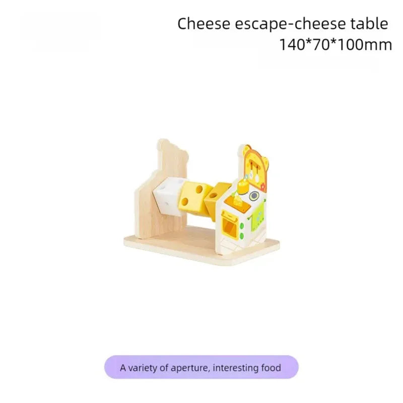 Cheese Hamster Hiding House Cage Small House Landscaping Supplies Platform Golden Bear Toys Ornament Nest Furniture