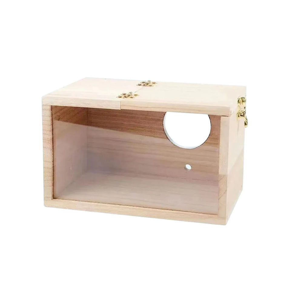 New Wood Bird House Birds Breeding Box Bird Parrot Breeding Decorative Cages Pet Accessories Home Balcony Decorative Bird House