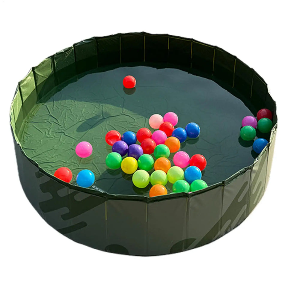 Dog Bath Swimming Pool Kiddie Wading Tub Pet Bathing Tub Pool Pet Cleaning Water Basin Pet Pool Non-Slip Doggie Bathtub