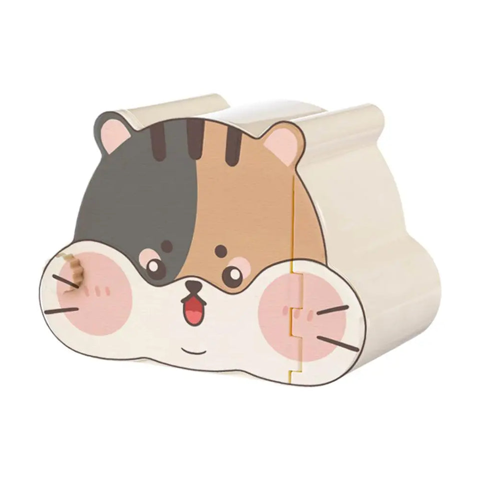 Cartoon Small Pet Cage For Small Pet Hedgehog Hamster Hideout House Cute Hamster Hide Cave Hamster Cage Accessories W2D1