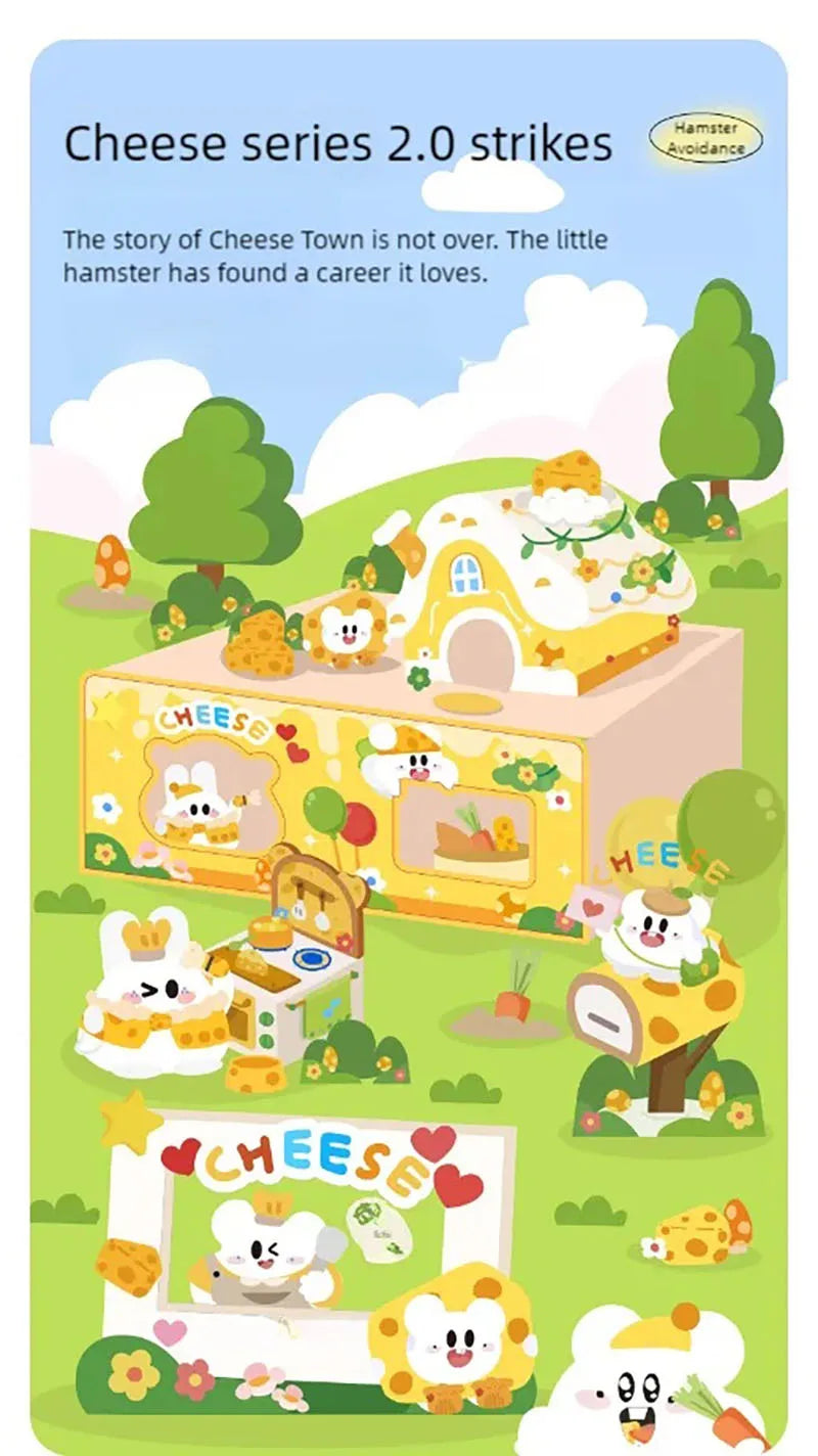 Cheese Hamster Hiding House Cage Small House Landscaping Supplies Platform Golden Bear Toys Ornament Nest Furniture