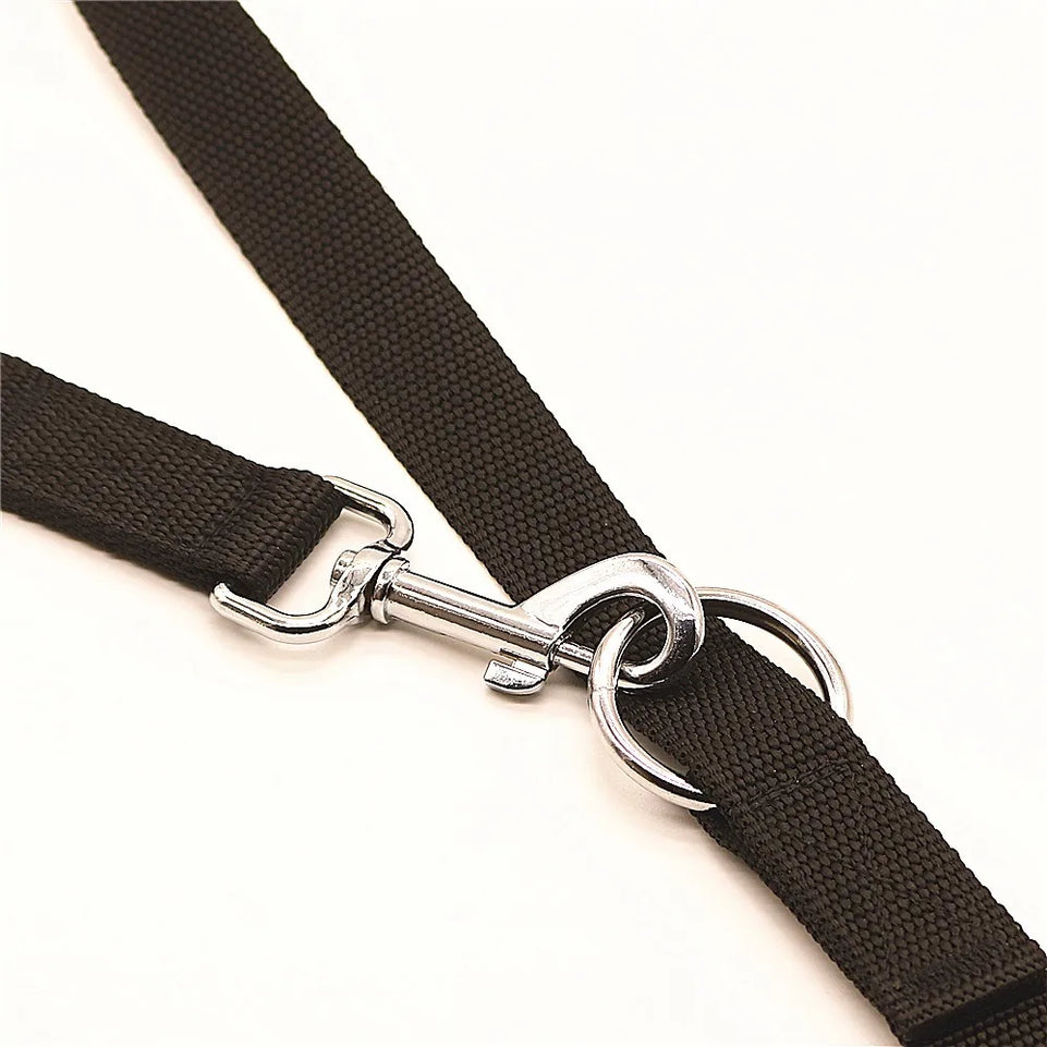 Outdoor Dog Leashes Dog Chain Control Dog Lead Leash Adjustable Training Double Ended 2.5M Police Style Safety Pet Dogs Walking
