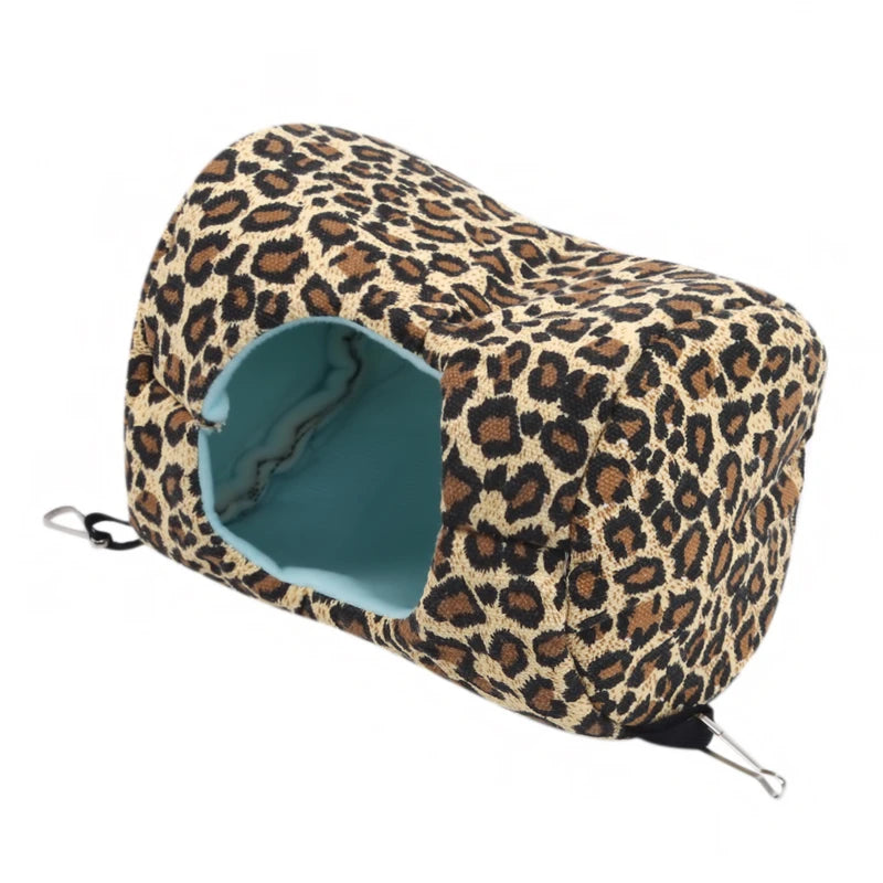 Hamster House Warm Soft Beds And Houses Rodent Cage Printed Hammock for Rats Cotton Guinea Pig Hanging Cage Small Animal