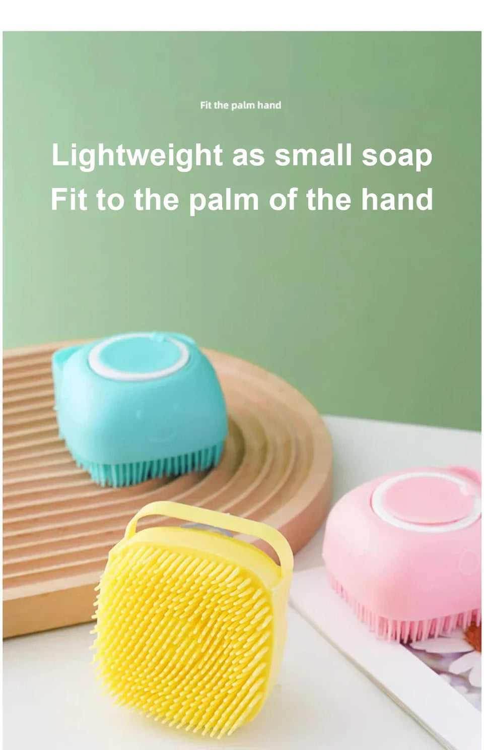 Pet Silicone Bath Foaming Massage Brush Bathroom Multifunctional Puppy Big Dog Cat Soft Safety Accessories for Dogs Cats Tools