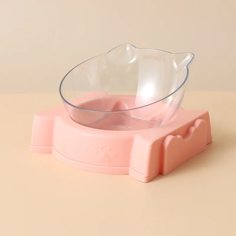 Pet dog and cat food bowl automatic feeder all-in-one dog and cat food bowl and drinking fountain drinking bowl