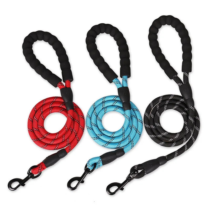 150/200/300CM Strong Leashes for Dogs Soft Handle Dog Leash Reinforced Leash for Small Medium Large Dogs Big Dog Supplies