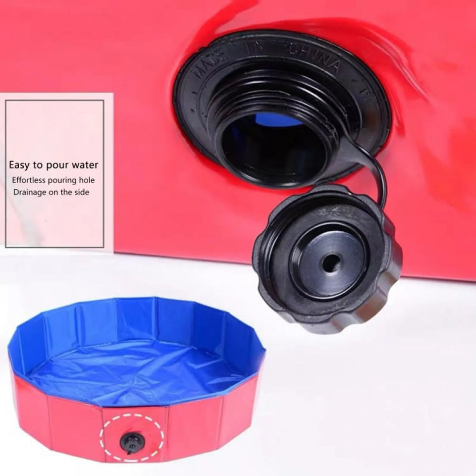 Foldable Pet Swimming Pool Dog Bathtub Outdoor Indoor Collapsible Bathing Pool for Large Medium Small pet Swimming Tub Bathtub