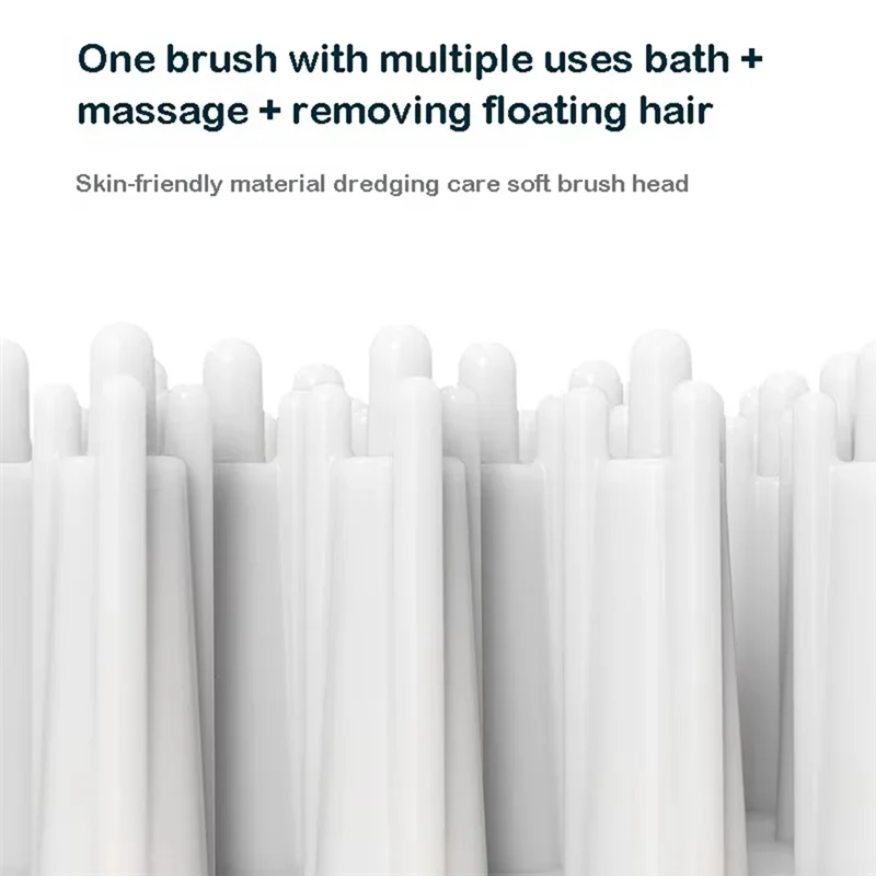 B84B-Pet Bathing Brush Withshampoo Dispenser Handheld Massage Tool Handheld Massage Tool Fordogs Andcats