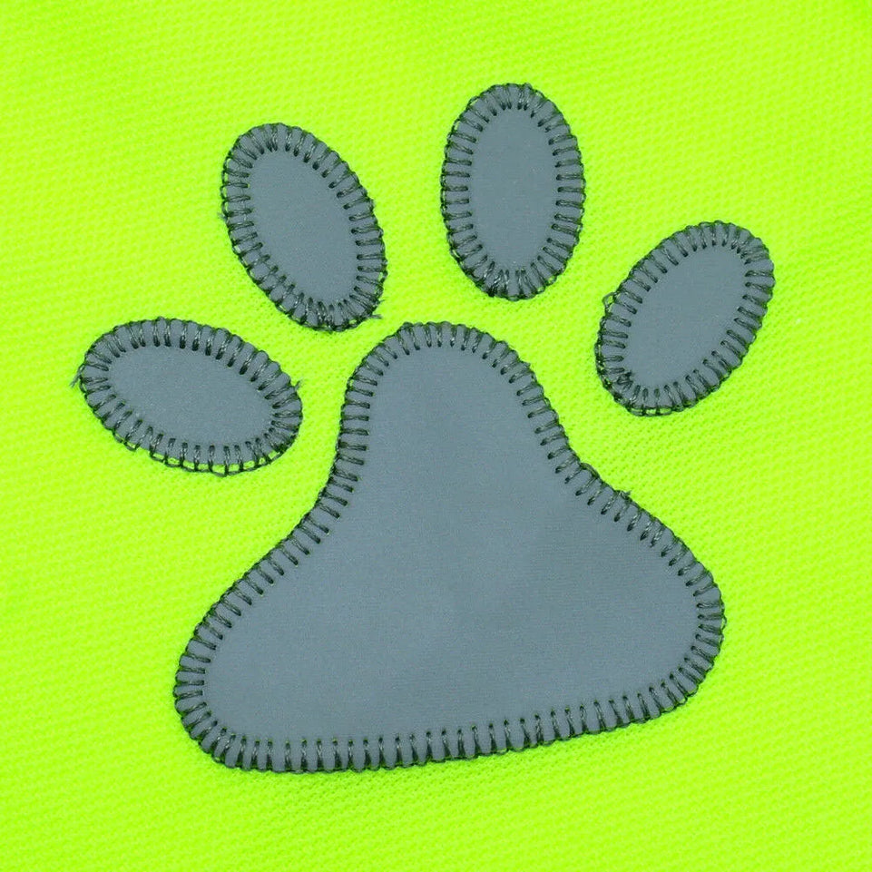 Pet Supplies Dog paw High Visibility Pet Hi Vis Coat Dog Jacket Pet Reflective Vest Pet Safety Vest