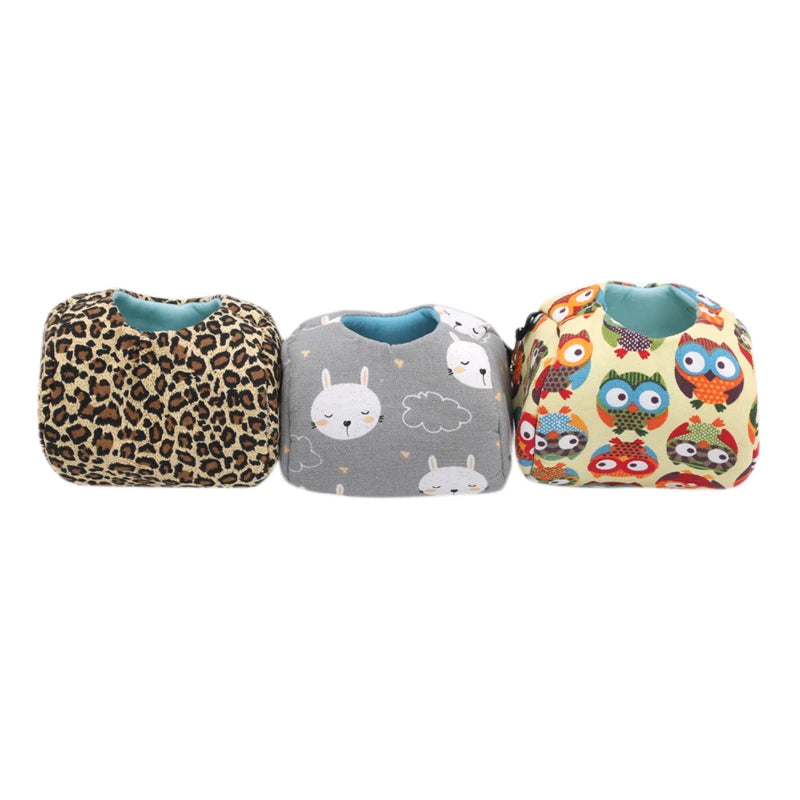 Hamster House Warm Soft Beds And Houses Rodent Cage Printed Hammock for Rats Cotton Guinea Pig Hanging Cage Small Animal