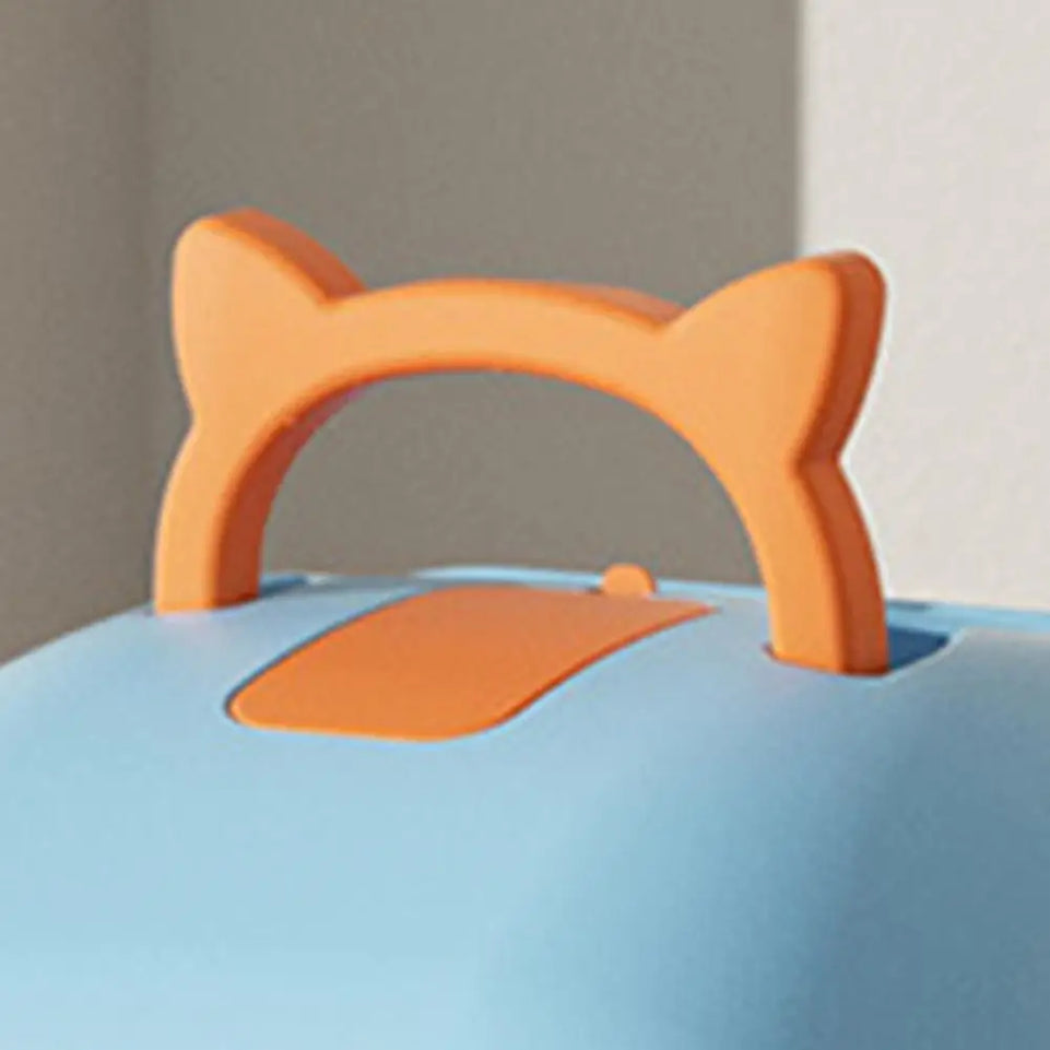 Large Cat Litter Box with Lid Closed Kitten Litter Pan with Litter Scoop Cat Enclosed Toilet Spacious Interior Pet Supplies