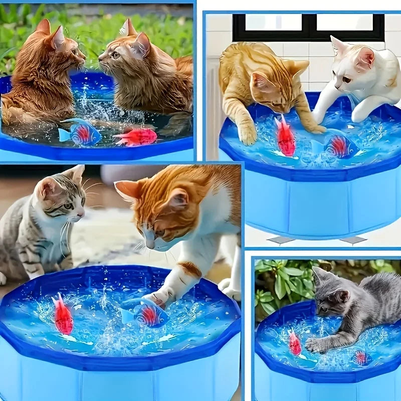 Dog Bathtub Blue Pet Bath Tub for Indoor and Outdoor Use,Suitable for All Dog Breeds,Easy To Clean,Sturdy Edges